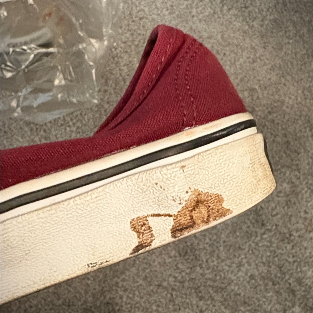 Dark red vans - Picture 7 of 7
